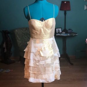 Gorgeous Gold and White Dress